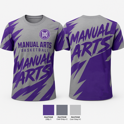 Manual Arts Basketball 90982455 Short Sleeve Performance Shirt - 2