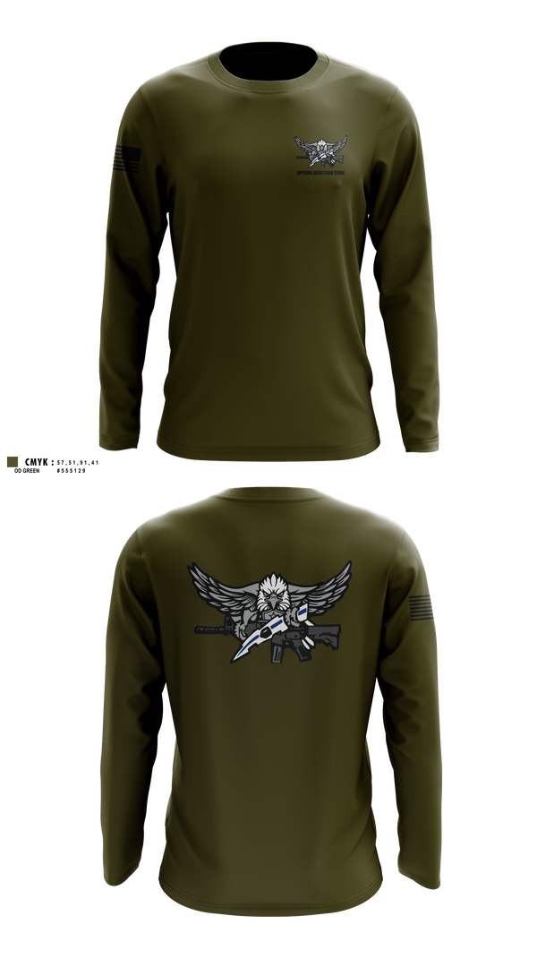 Long Sleeve Performance Shirt, Special Reaction Team, Marines, Teamtime, Team time, sublimation, custom sports apparel, team uniforms, spirit wear, spiritwear, sports uniforms, custom shirts, team store, custom team store, fundraiser sports, apparel fundraiser