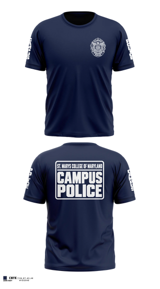 St. Marys College of Maryland Campus Police Old School Cotton Shirt - 12