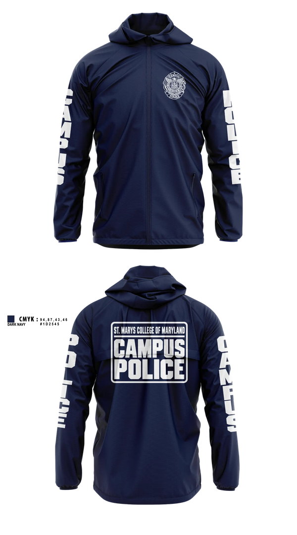 St. Marys College of Maryland Campus Police Windbreaker - 12