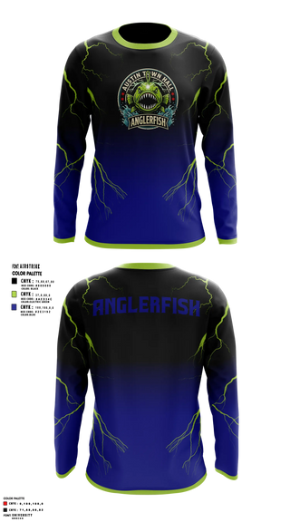 Austin Town Hall Anglerfish Long Sleeve Performance Shirt - 5