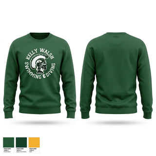 Crew Neck Sweatshirt, Kelly Walsh High School Swim & Dive, Swimming, Teamtime, Team time, sublimation, custom sports apparel, team uniforms, spirit wear, spiritwear, sports uniforms, custom shirts, team store, custom team store, fundraiser sports, apparel fundraiser