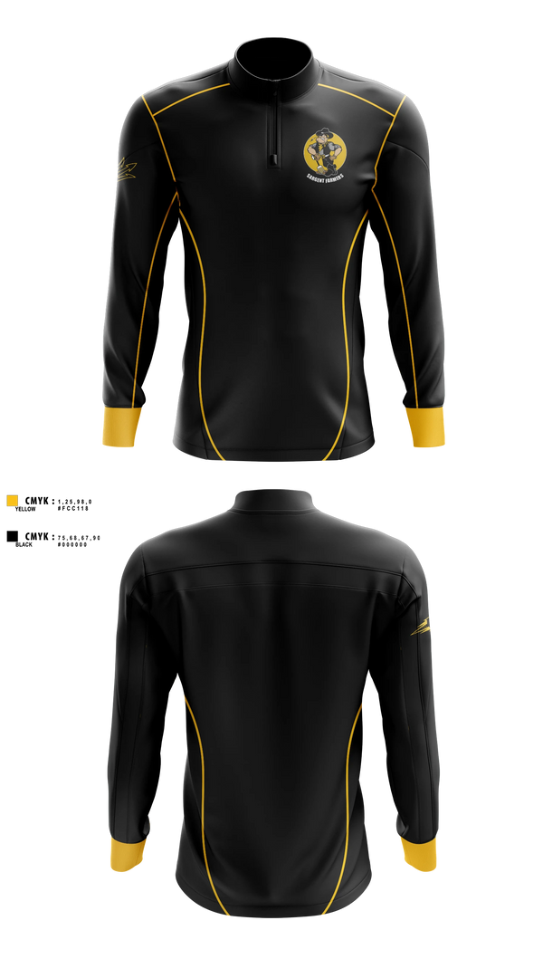 Quarter Zip Jacket, Sargent Farmers, Spirit Store, Teamtime, Team time, sublimation, custom sports apparel, team uniforms, spirit wear, spiritwear, sports uniforms, custom shirts, team store, custom team store, fundraiser sports, apparel fundraiser