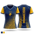 Roscommon Bucks Track & Field Women's Short Sleeve V-neck Shirt - 1
