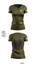 Crime Suppression  Women's Short Sleeve V-neck Shirt - 15