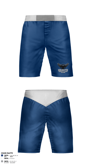 Fight Shorts, Heights wrestling club, Wrestling, Teamtime, Team time, sublimation, custom sports apparel, team uniforms, spirit wear, spiritwear, sports uniforms, custom shirts, team store, custom team store, fundraiser sports, apparel fundraiser