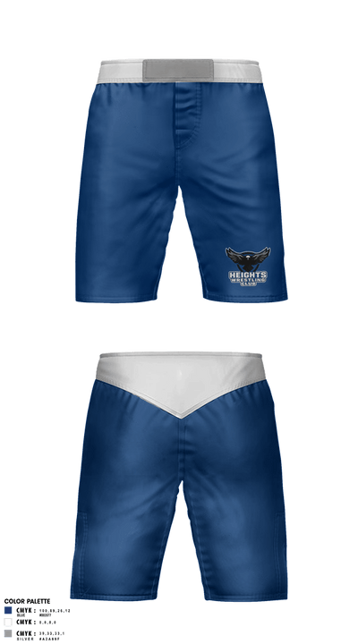 Heights wrestling club 68188904 Fight Shorts - 1