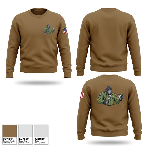 Crew Neck Sweatshirt, 1st Space HHC, Army, Teamtime, Team time, sublimation, custom sports apparel, team uniforms, spirit wear, spiritwear, sports uniforms, custom shirts, team store, custom team store, fundraiser sports, apparel fundraiser