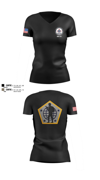 Womens Short Sleeve Vneck Shirt, HRC G3, Army, Teamtime, Team time, sublimation, custom sports apparel, team uniforms, spirit wear, spiritwear, sports uniforms, custom shirts, team store, custom team store, fundraiser sports, apparel fundraiser