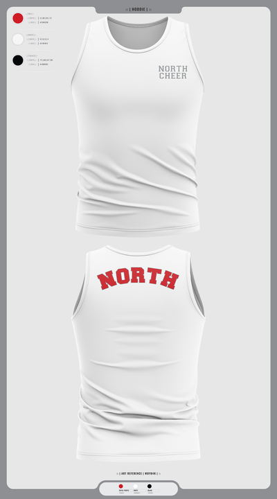 North Attleborough High School Cheer 88392583 Tank Top - 4