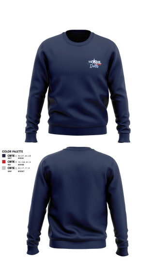 Crew Neck Sweatshirt, Texas Titans Youth Football, Football, Teamtime, Team time, sublimation, custom sports apparel, team uniforms, spirit wear, spiritwear, sports uniforms, custom shirts, team store, custom team store, fundraiser sports, apparel fundraiser
