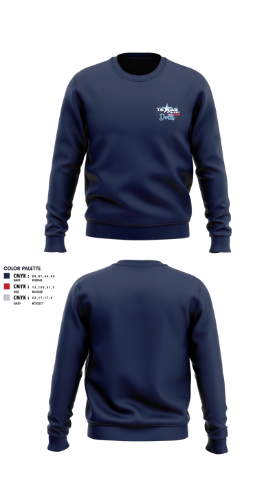 Texas Titans Youth Football 17189264 Crew Neck Sweatshirt - 8