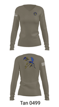 Station 4 55536682 Women's Long Sleeve V-neck Shirt - 11