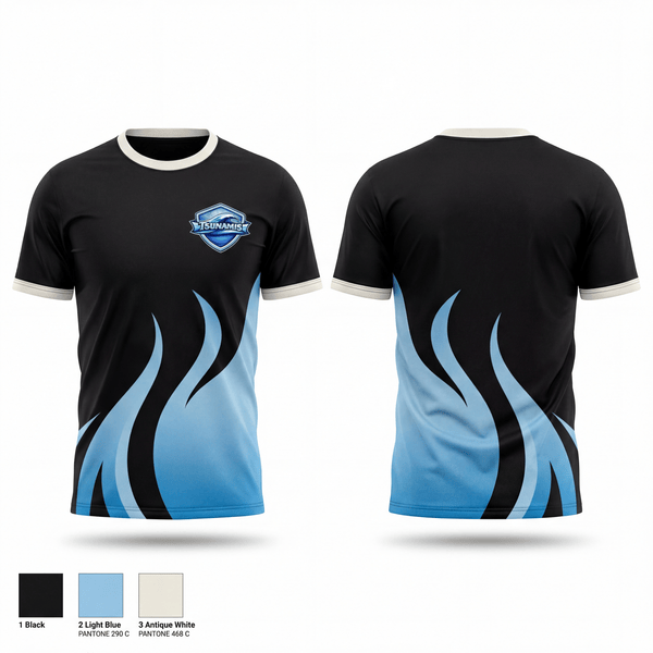 Short Sleeve Performance Shirt, The Tsunamis, Softball, Teamtime, Team time, sublimation, custom sports apparel, team uniforms, spirit wear, spiritwear, sports uniforms, custom shirts, team store, custom team store, fundraiser sports, apparel fundraiser