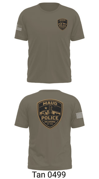 Short Sleeve Performance Shirt, Maud Police, Police, Teamtime, Team time, sublimation, custom sports apparel, team uniforms, spirit wear, spiritwear, sports uniforms, custom shirts, team store, custom team store, fundraiser sports, apparel fundraiser
