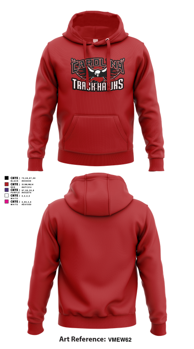 Carolina Track Hawks Hoodie - 5