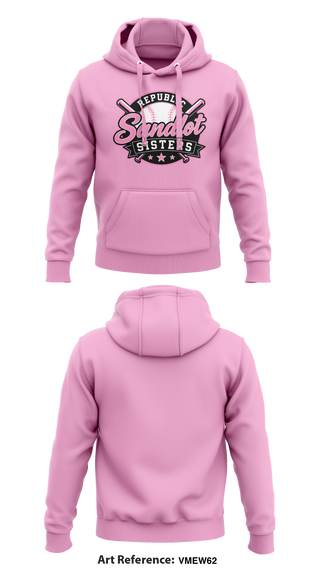 Hoodie, Republic Sandlot Sisters, Softball, Teamtime, Team time, sublimation, custom sports apparel, team uniforms, spirit wear, spiritwear, sports uniforms, custom shirts, team store, custom team store, fundraiser sports, apparel fundraiser