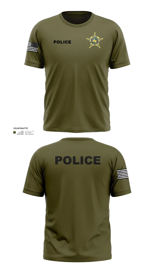 Old School Cotton Feel Shirt, St. Joseph County Police Department, , Teamtime, Team time, sublimation, custom sports apparel, team uniforms, spirit wear, spiritwear, sports uniforms, custom shirts, team store, custom team store, fundraiser sports, apparel fundraiser