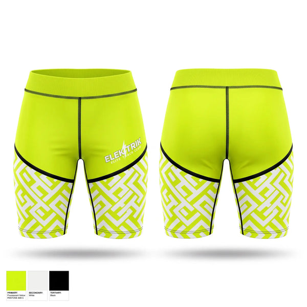 Womens Shorts, ELEKTRIK ELITE TRACK CLUB, Track & Field, Teamtime, Team time, sublimation, custom sports apparel, team uniforms, spirit wear, spiritwear, sports uniforms, custom shirts, team store, custom team store, fundraiser sports, apparel fundraiser