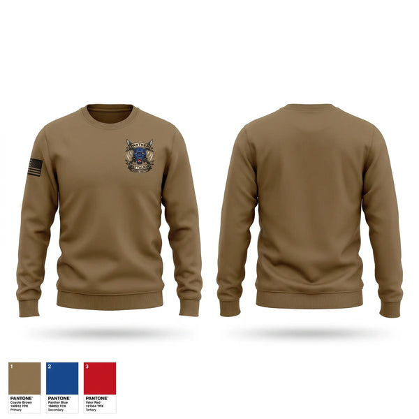 Crew Neck Sweatshirt, GSU Panther Battalion, Army, Teamtime, Team time, sublimation, custom sports apparel, team uniforms, spirit wear, spiritwear, sports uniforms, custom shirts, team store, custom team store, fundraiser sports, apparel fundraiser