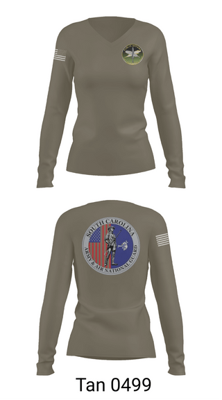 Womens Long Sleeve Vneck Shirt, 108th PAD, Army, Teamtime, Team time, sublimation, custom sports apparel, team uniforms, spirit wear, spiritwear, sports uniforms, custom shirts, team store, custom team store, fundraiser sports, apparel fundraiser