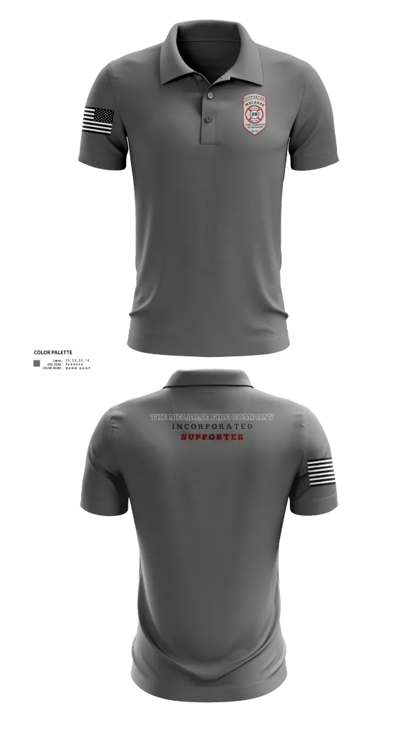 Short Sleeve Performance Polo, The Melrose Fire Company Incorporated, , Teamtime, Team time, sublimation, custom sports apparel, team uniforms, spirit wear, spiritwear, sports uniforms, custom shirts, team store, custom team store, fundraiser sports, apparel fundraiser