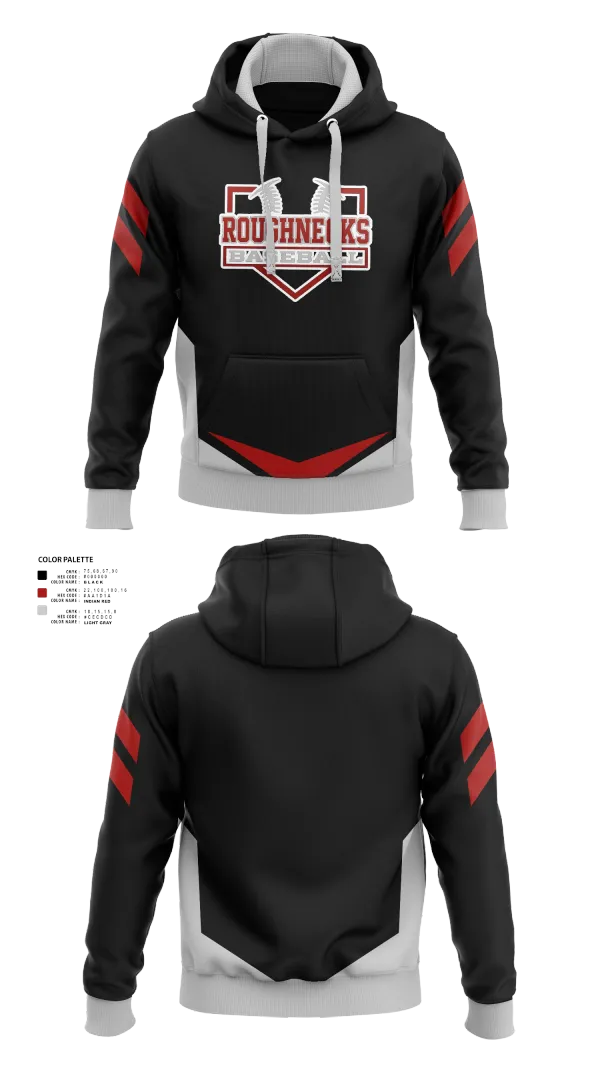 Hoodie, Oklahoma Roughnecks, Baseball, Teamtime, Team time, sublimation, custom sports apparel, team uniforms, spirit wear, spiritwear, sports uniforms, custom shirts, team store, custom team store, fundraiser sports, apparel fundraiser