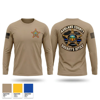 Long Sleeve Performance Shirt, Ashland County Sheriff Office, Police, Teamtime, Team time, sublimation, custom sports apparel, team uniforms, spirit wear, spiritwear, sports uniforms, custom shirts, team store, custom team store, fundraiser sports, apparel fundraiser