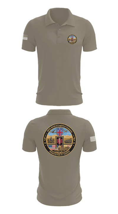 387th Medical Logistics Company 26711800 Short Sleeve Performance Polo - 67