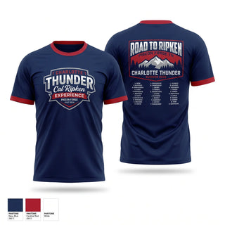 Short Sleeve Performance Shirt, Charlotte Thunder, Baseball, Teamtime, Team time, sublimation, custom sports apparel, team uniforms, spirit wear, spiritwear, sports uniforms, custom shirts, team store, custom team store, fundraiser sports, apparel fundraiser
