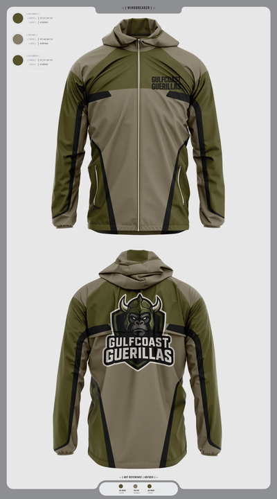 Gulfcoast Guerillas 63663465 Windbreaker - 3