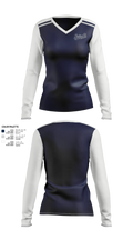 Swing It Fastpitch Women's Long Sleeve V-neck Shirt - 21