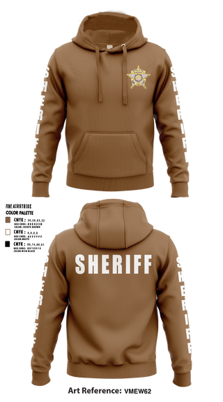 Hoodie, SHERIFF, Police, Teamtime, Team time, sublimation, custom sports apparel, team uniforms, spirit wear, spiritwear, sports uniforms, custom shirts, team store, custom team store, fundraiser sports, apparel fundraiser