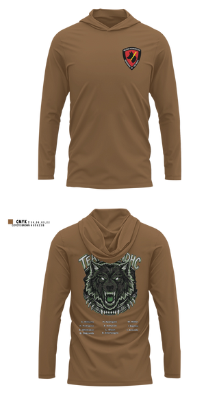 Long Sleeve hooded sunshirt, Mdhc team 6, Air Force, Teamtime, Team time, sublimation, custom sports apparel, team uniforms, spirit wear, spiritwear, sports uniforms, custom shirts, team store, custom team store, fundraiser sports, apparel fundraiser