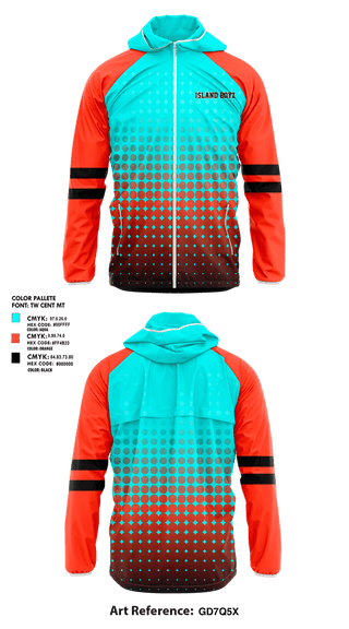 Windbreaker, Island Boyz, , Teamtime, Team time, sublimation, custom sports apparel, team uniforms, spirit wear, spiritwear, sports uniforms, custom shirts, team store, custom team store, fundraiser sports, apparel fundraiser