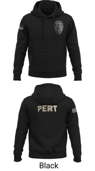 Hoodie, PERT, Police, Teamtime, Team time, sublimation, custom sports apparel, team uniforms, spirit wear, spiritwear, sports uniforms, custom shirts, team store, custom team store, fundraiser sports, apparel fundraiser
