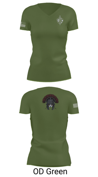 Womens Short Sleeve Vneck Shirt, HQ PLT, A CO, USDB BN (CORR), , Teamtime, Team time, sublimation, custom sports apparel, team uniforms, spirit wear, spiritwear, sports uniforms, custom shirts, team store, custom team store, fundraiser sports, apparel fundraiser