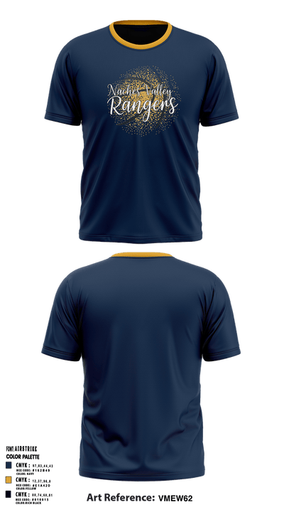 Naches Valley Ranger Basketball Short Sleeve Performance Shirt - 4