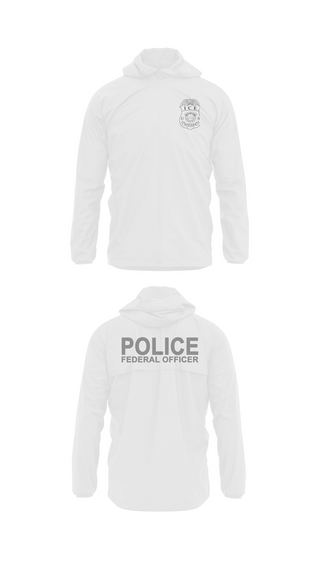 Windbreaker, ICE ERO Atlanta, Police, Teamtime, Team time, sublimation, custom sports apparel, team uniforms, spirit wear, spiritwear, sports uniforms, custom shirts, team store, custom team store, fundraiser sports, apparel fundraiser
