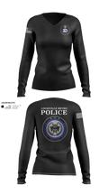 3rd Division CIU 77533921 Women's Long Sleeve V-neck Shirt - 40