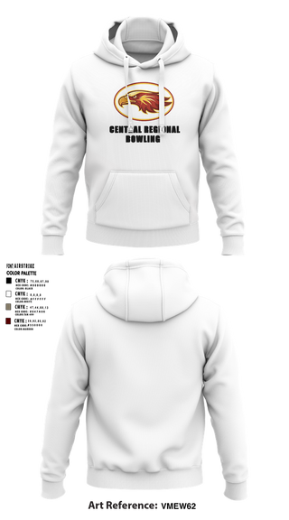 Hoodie, Central Regional High School Bowling, Bowling, Teamtime, Team time, sublimation, custom sports apparel, team uniforms, spirit wear, spiritwear, sports uniforms, custom shirts, team store, custom team store, fundraiser sports, apparel fundraiser