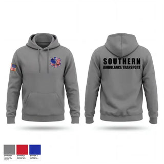Hoodie, Southern Ambulance Transport, EMS/EMT, Teamtime, Team time, sublimation, custom sports apparel, team uniforms, spirit wear, spiritwear, sports uniforms, custom shirts, team store, custom team store, fundraiser sports, apparel fundraiser