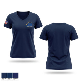 Womens Short Sleeve Vneck Shirt, Cherokee County Emergency Management, Fire Department, Teamtime, Team time, sublimation, custom sports apparel, team uniforms, spirit wear, spiritwear, sports uniforms, custom shirts, team store, custom team store, fundraiser sports, apparel fundraiser