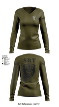 GAINESVILLE PD SRT 24042594 Women's Long Sleeve V-neck Shirt - 16