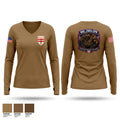 HHC, 260th SPB Women's Long Sleeve V-neck Shirt - 1