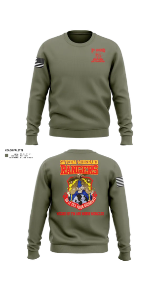 Crew Neck Sweatshirt, Satcom, Air Force, Teamtime, Team time, sublimation, custom sports apparel, team uniforms, spirit wear, spiritwear, sports uniforms, custom shirts, team store, custom team store, fundraiser sports, apparel fundraiser