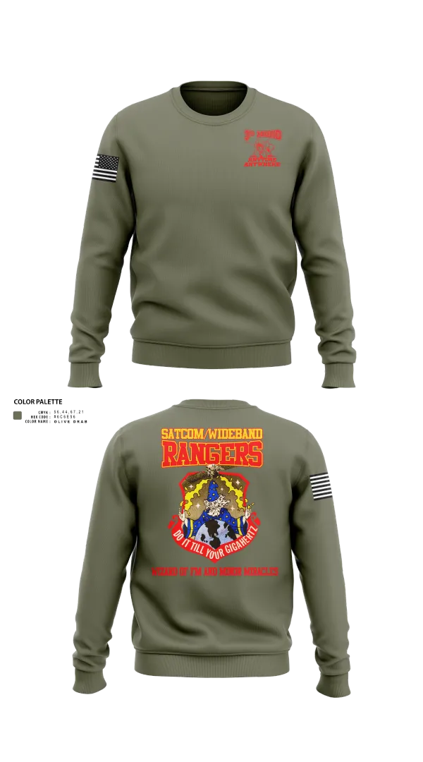 Crew Neck Sweatshirt, Satcom, Air Force, Teamtime, Team time, sublimation, custom sports apparel, team uniforms, spirit wear, spiritwear, sports uniforms, custom shirts, team store, custom team store, fundraiser sports, apparel fundraiser