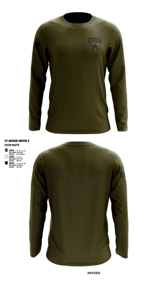 Long Sleeve Performance Shirt, SWAT, , Teamtime, Team time, sublimation, custom sports apparel, team uniforms, spirit wear, spiritwear, sports uniforms, custom shirts, team store, custom team store, fundraiser sports, apparel fundraiser