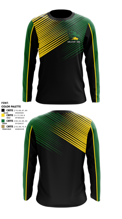 Airblastoff Lions 14236654 Long Sleeve Performance Shirt 11