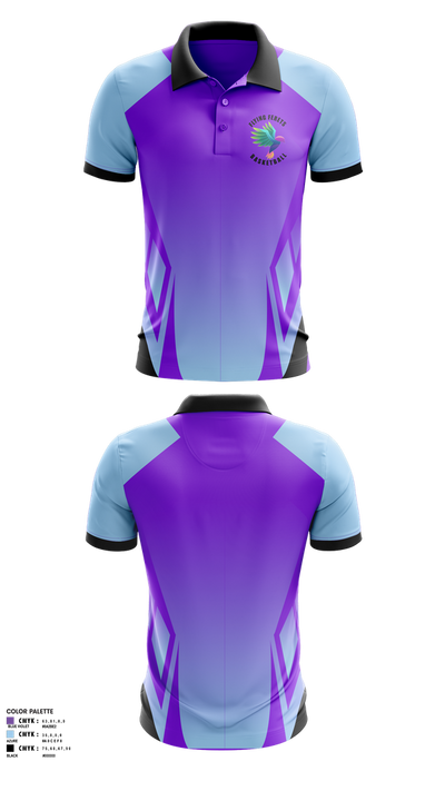 Flying Ferets Short Sleeve Performance Polo - 1